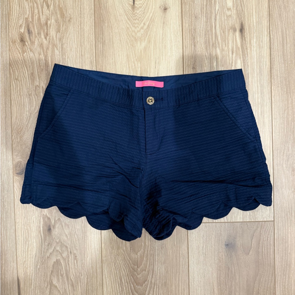 Lilly Pulitzer Navy Buttercup Shorts